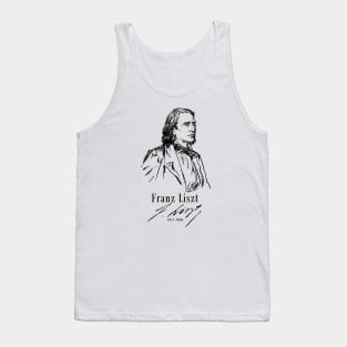 Franz Liszt, Classical Music-Piano Tank Top